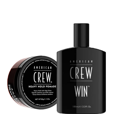AMERICAN CREW HEAVY HOLD POMADE AND WIN