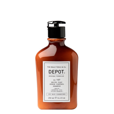 Depot Does Not. 107 White Clay Sebum Control Shampoo