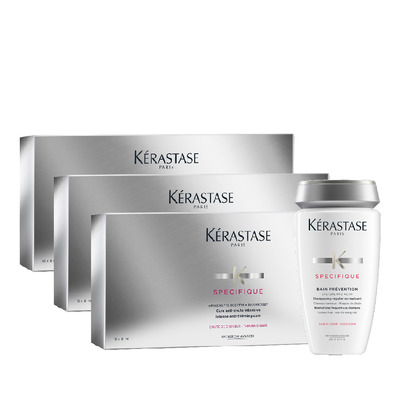 Kerastase Anti-Hair Loss Specifique Aminexil 3 boxes + Shampoo