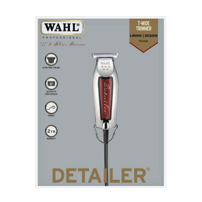 MACHINE PROFESSIONAL CUTTING OF CONTOURS WAHL DETAILER T-WIDE