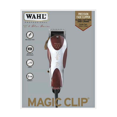 MACHINE CUT PROFESSIONAL WAHL MAGIC CLIP, BLADE FADES.