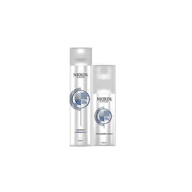 Nioxin Pack Tickening Spray and Strong Hold