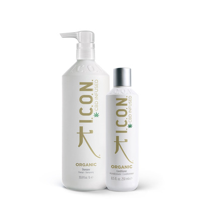 Pack I.C.O.N. Organics Shampoo 1L Shampoo 1L + Conditioner 250ml