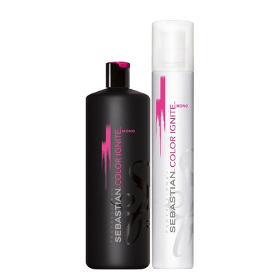 Pack Sebastian Color ignite shampoo 1l and conditioner 500ml
