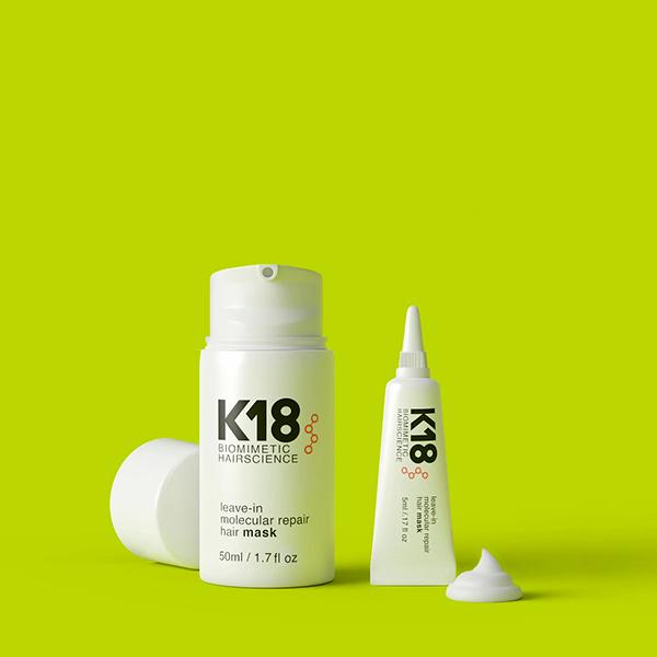 K18 Biomimetic Leave-in hair repairing treatments