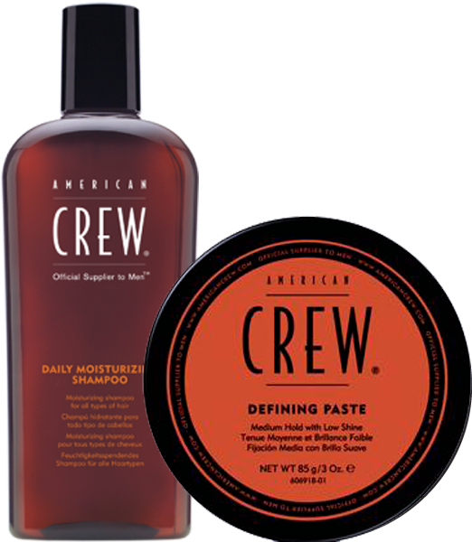 AMERICAN CREW SHAMPOO AND DEFINING